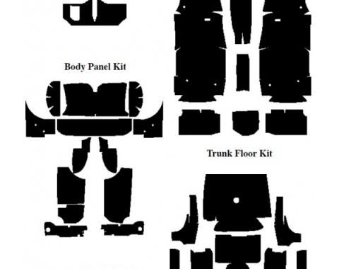 Insulation Kits, Master Kit, 5 Kits, For Convertible, 1961-63