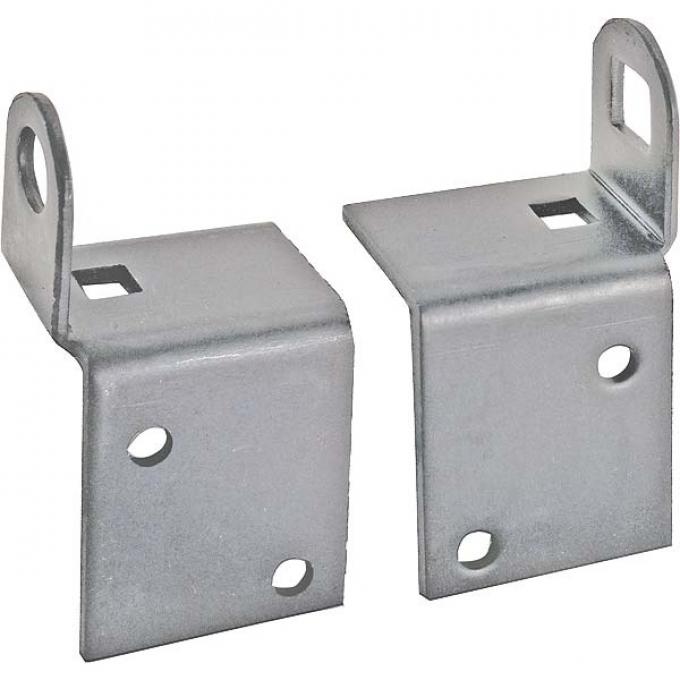 Model A Ford Pickup Bed Tailgate Hinge Set - On Bed