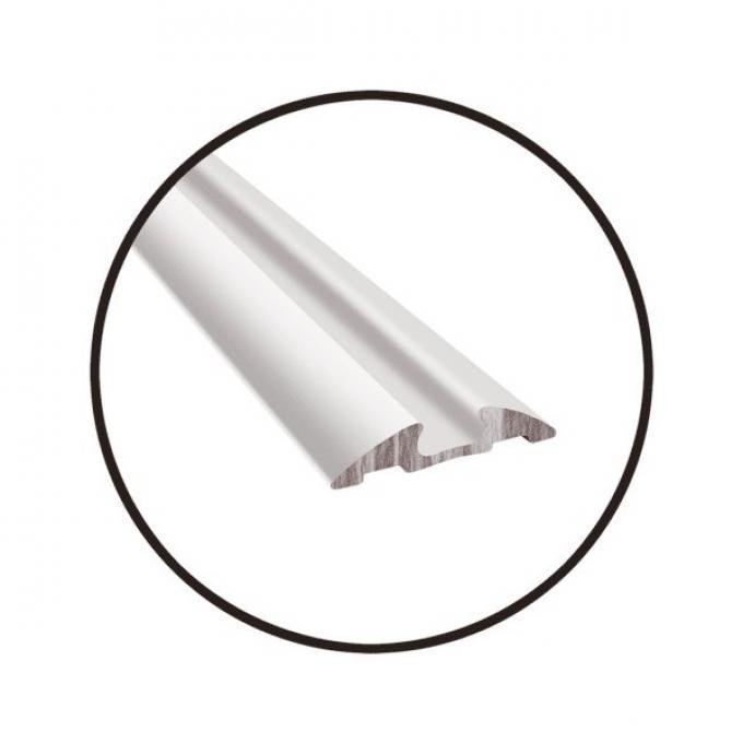 Top Deck Moulding - Aluminum - 70 - Ford