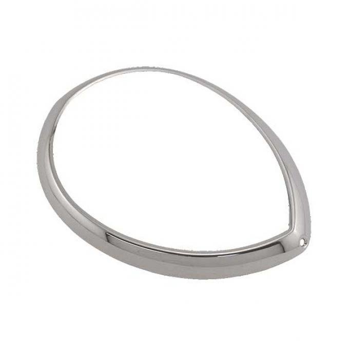 Headlight Rim - Stainless Steel - Ford Standard