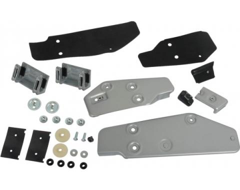 Door Glass Bracket and Stop Kit - Front and Rear - Right Side
