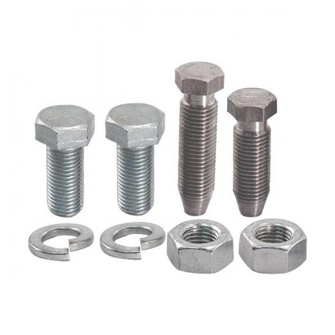Model T Ford Ruckstell Mounting Bolt & Nut & Washer Set - 8Pieces - For Your Original Brass Body P158 & P147 Shift Lock Assemblies