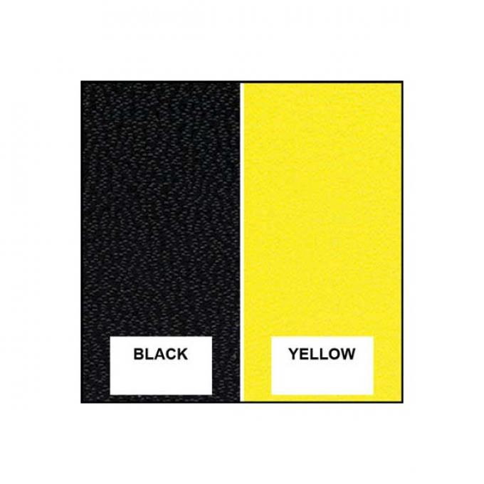 Door Panels - Black & Yellow Two Tone - Ford Victoria - Body Style 60B