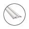 Top Deck Moulding - Aluminum - 70 - Ford