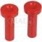 Door Lock Buttons - Red Plastic