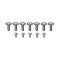 Model T Ford Fender Bracket Rivet Set - 12 Pieces