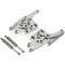 Ford Comet Billet Aluminum Hood Hinges, Polished Finish, 1964-1965
