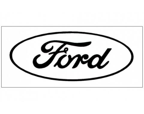 Ford Oval Logo Decal Open Style 10'' Tall