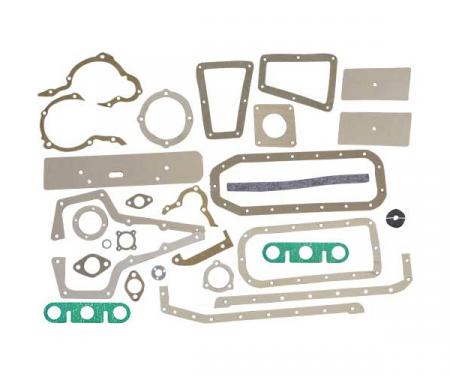 Model T Motor & Transmission Gasket Set, 30-Piece W/O Head Gasket, 1909-1927