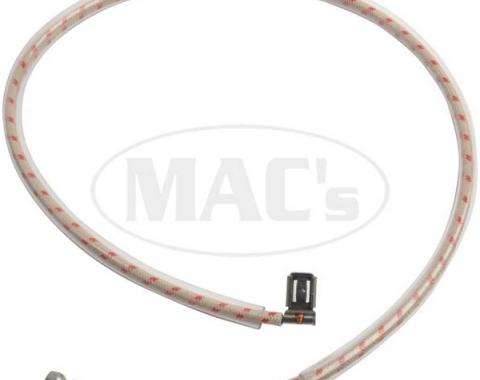 Oil Sender To Cowl Wire - 15 - Braided Wire - Mercury