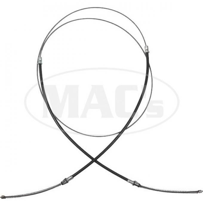 Rear Emergency Brake Cable - 142 Long - Ford Station Wagon & Sedan Delivery Only