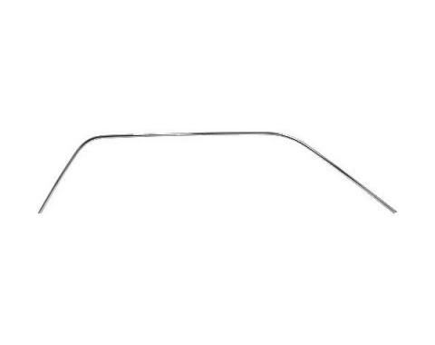 Ford Mustang Roof Drip Rail Mouldings - Bright Metal - Coupe