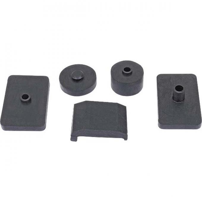 Body To Frame Pad Set - 35 Pieces - Ford Passenger Only