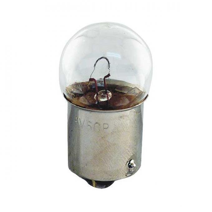 Instrument Panel Light Bulb - Single Contact - 6 CP - 6 Volt - Ford