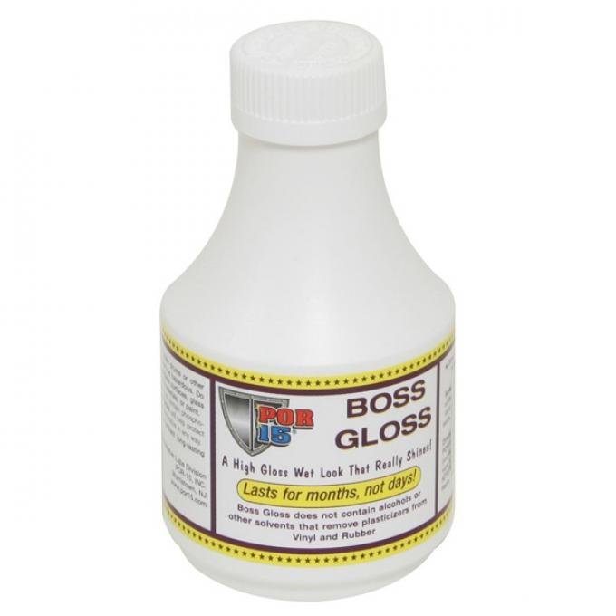 POR-15Â® Boss Gloss - Vinyl & Trim Protectant - 8 Oz. Bottle