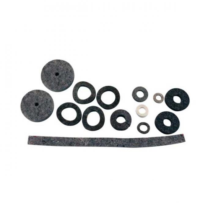 Model T Chassis & Engine Felt Gasket Set, 15-Piece, 1909-1927