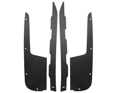 Rear Quarter Upper Trim Set - 4 Pieces