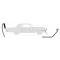 Ford Thunderbird Body To Bumper Seal Set, 1961-63