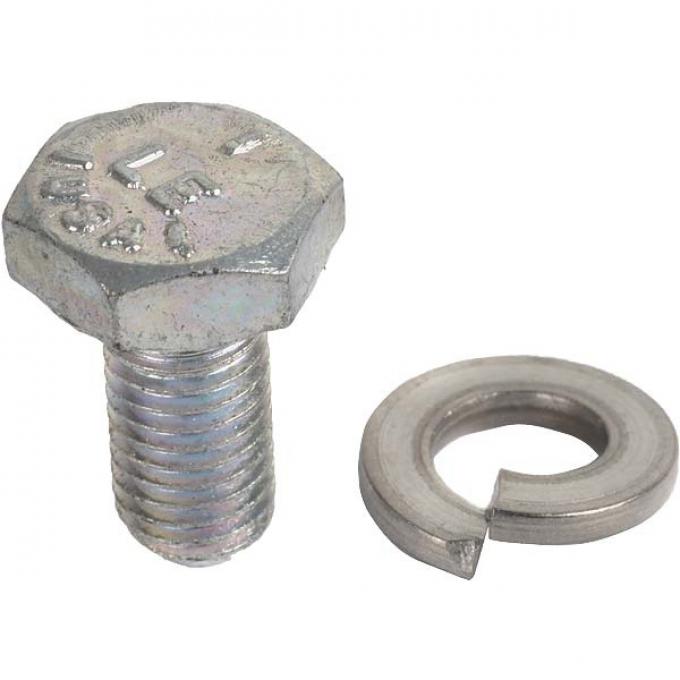 Model A Ford Wire Clip Mounting Bolt & Washer Set - Holds Clip A14577A To Water Inlet