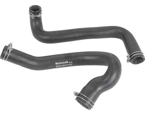 Ford Mustang Radiator Hose Set - 2 Hoses - Script - 351C V-8