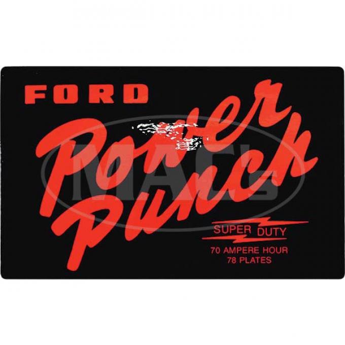 Power Punch Battery Decal
