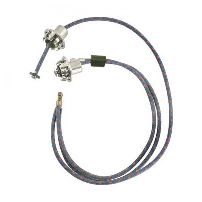 Dash Light Wire & Socket - Deluxe Mercury