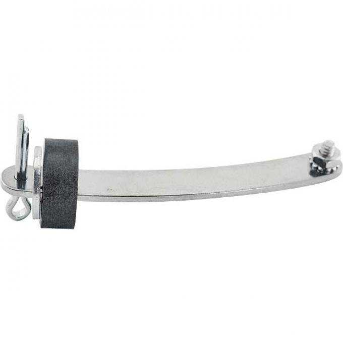 Door Check Arm - With Rubber Bumper - Die Stamped - Stainless Steel - 4 From Hole To Hole - Ford Pickup Truck
