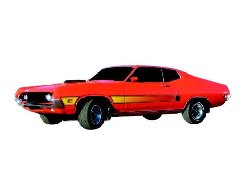 Body Side Stripe Kit, GT "Laser", Torino, 1970