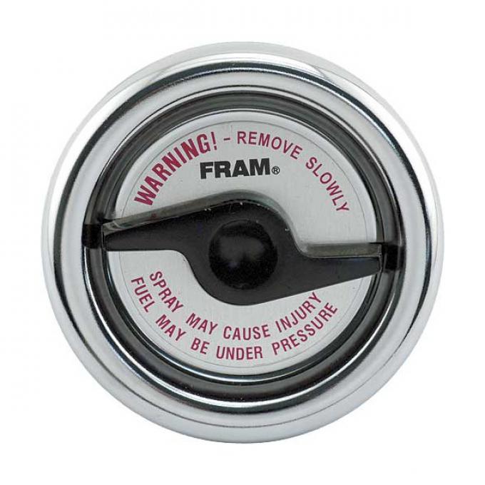 Gas Cap - Bright Finish With Black Handle - Station Wagon