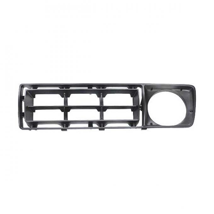 Ford Pickup Truck Grille Shell Insert - Left Side - Semi-Gloss Black - F100 Thru F350