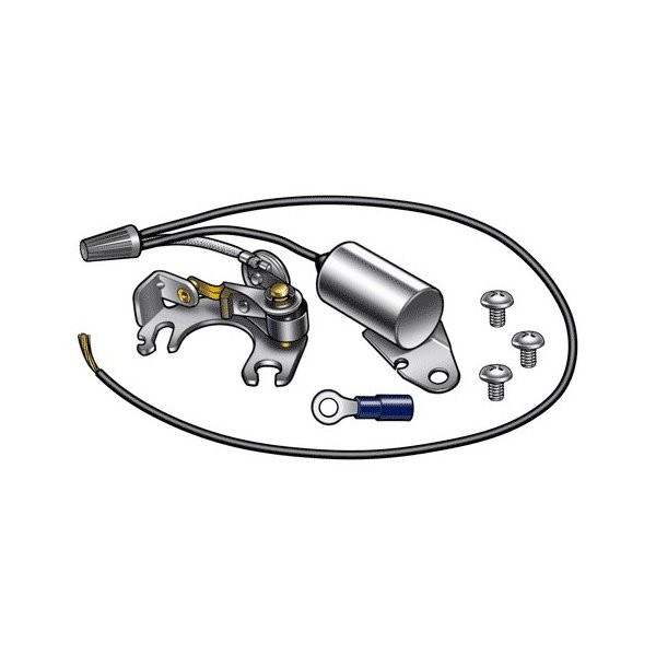 Model T Distributor Point & Condenser Set, With Wire Assembly, 19121927
