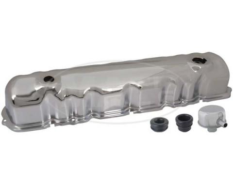 Valve Cover Kit, Chrome, 144, 170 & 200, 6 Cylinder, With Oil Cap With Tube