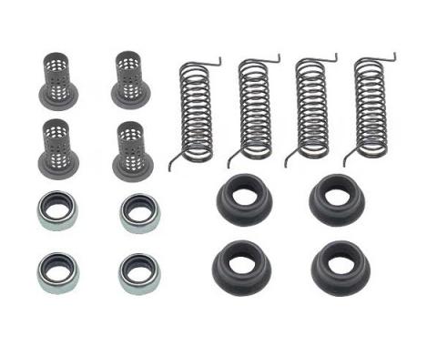 Ford Pickup Truck Disc Brake Hardware Kit - Dual Piston Calipers - 2-Wheel Drive - F250 Thru F350