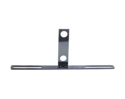 Model T Ford Front License Plate Bracket - 1 Piece Type - Powder-coated - Black