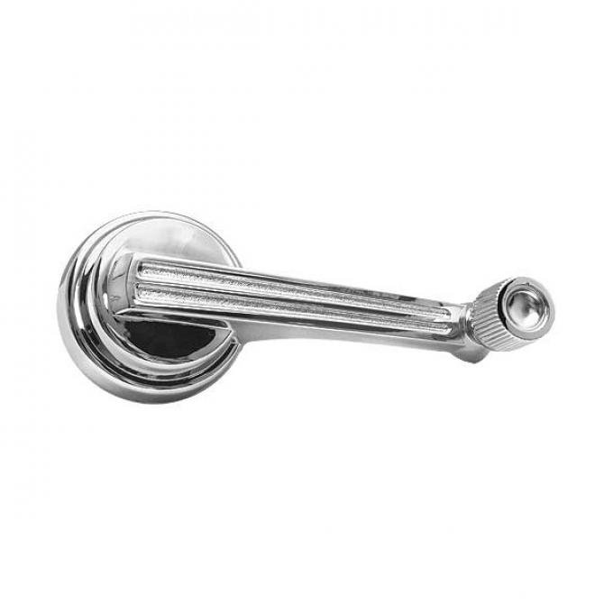 Ford Mustang Quarter Window Crank Handle - Chrome - Reproduction - Coupe And Convertible - From 3-8-65