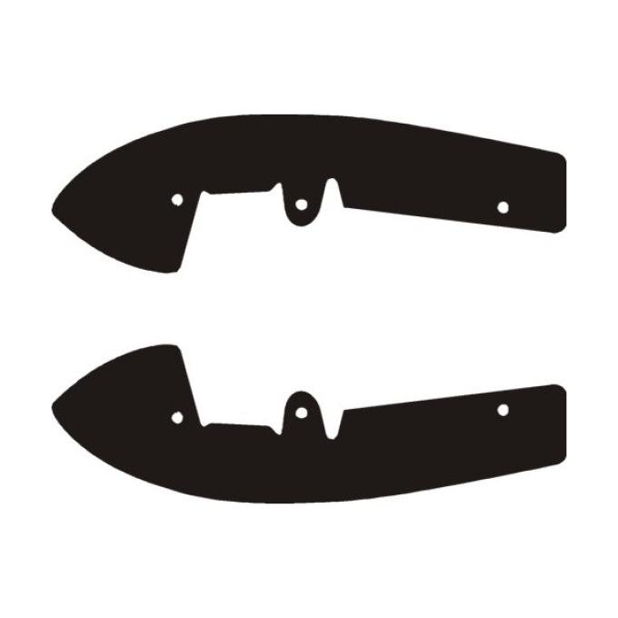 Fender Extension Seals - Right and Left - Mounted Vertically Between Extension and Fender