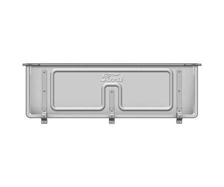 Ford Pickup Truck Tailgate - Die Stamped Steel - Authentic Ford Script - Includes Hinge Straps