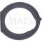 Ford Thunderbird Outside Door Handle Pad, Large, 1955-57