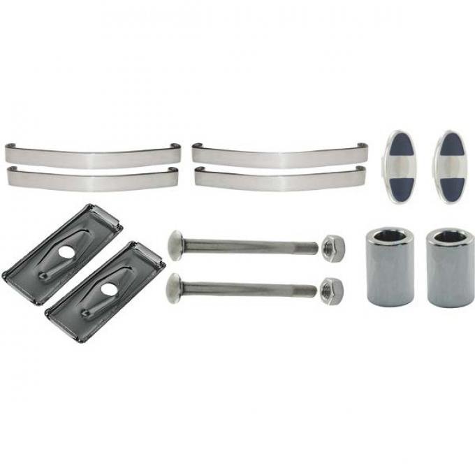 Model A Ford Rear Bumper Master Kit - Polished Stainless Steel - 1930 ...