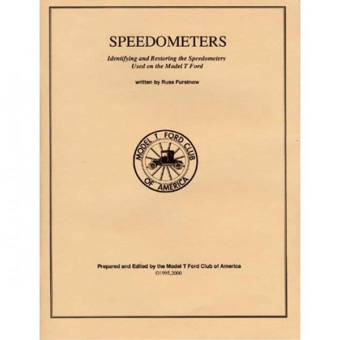 Model T Ford Speedometer Manual - 64 Pages - 157 Illustrations