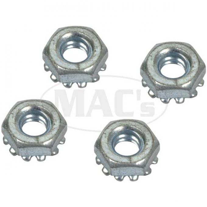Thunderbird Window Regulator Height Guide Nuts, 1958-1960