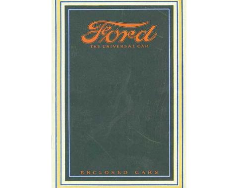 Ford The Universal Car Enclosed Car - 15 Pages - 80 Illustrations