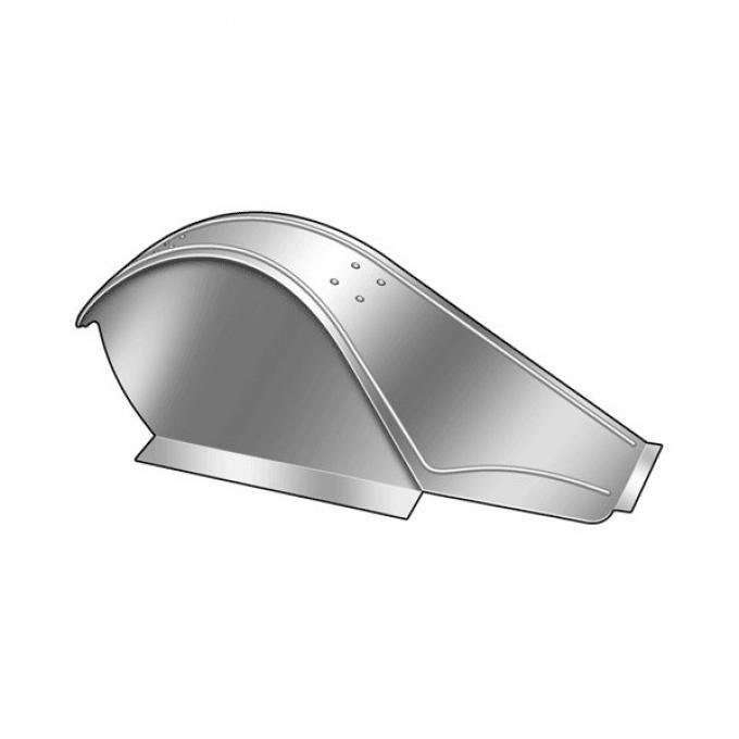 Model T Ford Rear Fender - Right - Steel - Torpedo