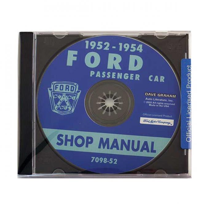Shop Manual CD - Ford Passenger Car - For Windows OperatingSystems Only