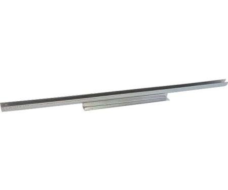 Model A Ford Glass Metal Channel - Coupe & Tudor Sedan & Most Trucks - Right Or Left