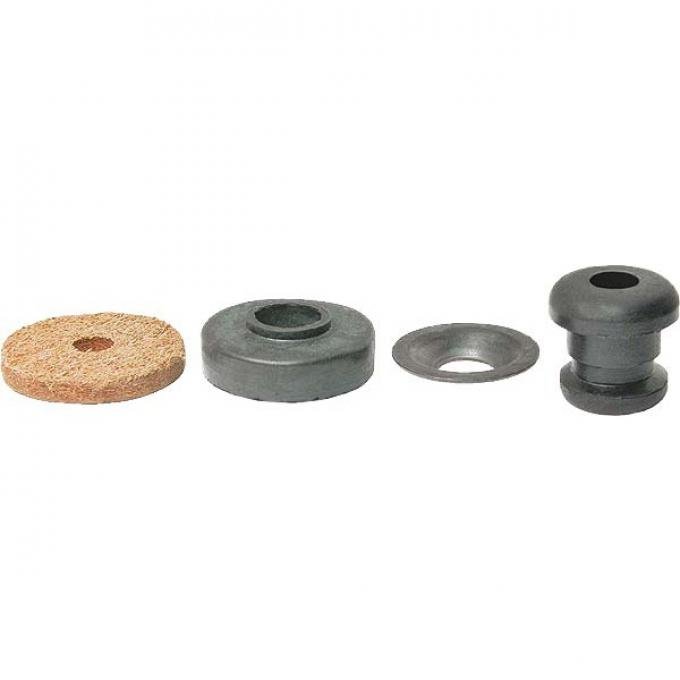 Model A Ford Choke Rod And Grommet Set - 4 Pieces