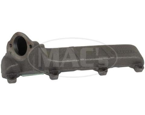 Ford Thunderbird Exhaust Manifold, Right, 428 V8, Flat Flange Type, Uses a Flat Gasket, 1966