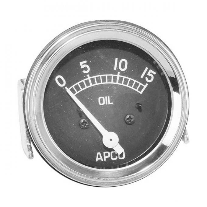 Model A Ford Oil Pressure Accessory Gauge - Under Dash - Apco Gauge
