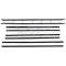 Belt Weatherstrip Kit - Doors and Rear Quarter Windows - 8 Pieces