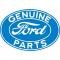 Genuine Ford Parts Decal - White Lettering On Blue Background - 3 X 2-1/8